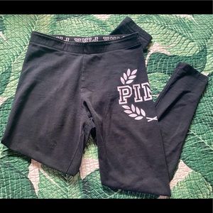 PINK Victoria’s Secret Black Leggings